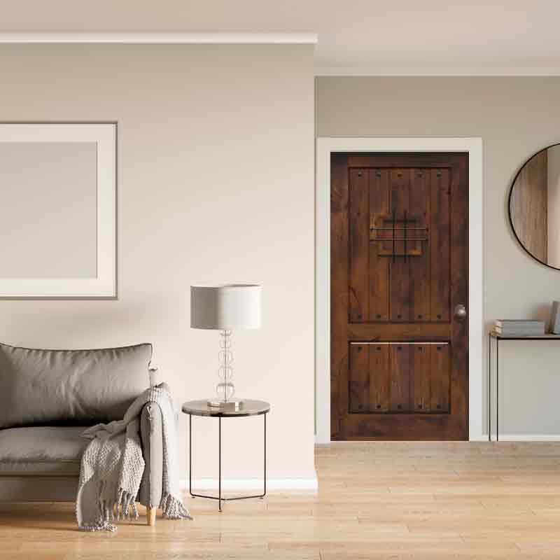 Stronghold Interior Slab Door Rustica